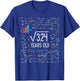 Square Root of 324 18th Birthday 18 Year Old Gifts Math Bday T-Shirt - T-Shirt | Royal