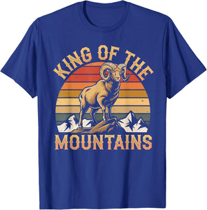 Big Horn Sheep – Iconic Western Wildlife Design T-Shirt - T-Shirt | Royal