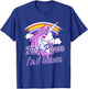 Bitch Please I'm A Unicorn Quote Rainbow T-Shirt - T-Shirt | Royal