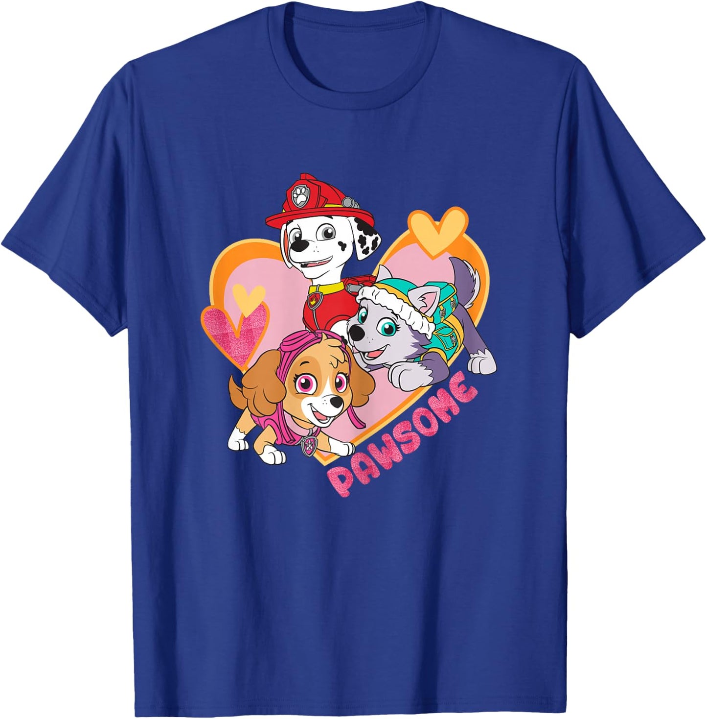 PAW Patrol Pawsome Group T-Shirt - T-Shirt | Royal