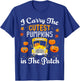 I Carry the Cutest Pumpkins In The Patch School Bus Driver T-Shirt - T-Shirt | Royal