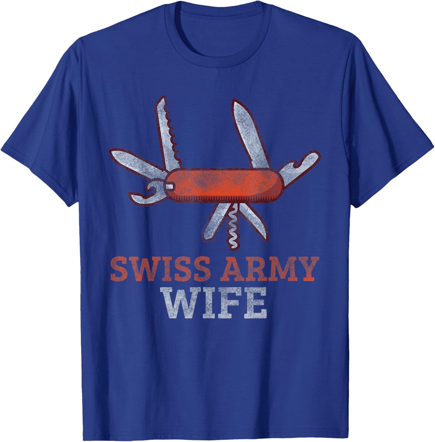 Swiss wife | Gift Swiss T-Shirt - T-Shirt | Royal