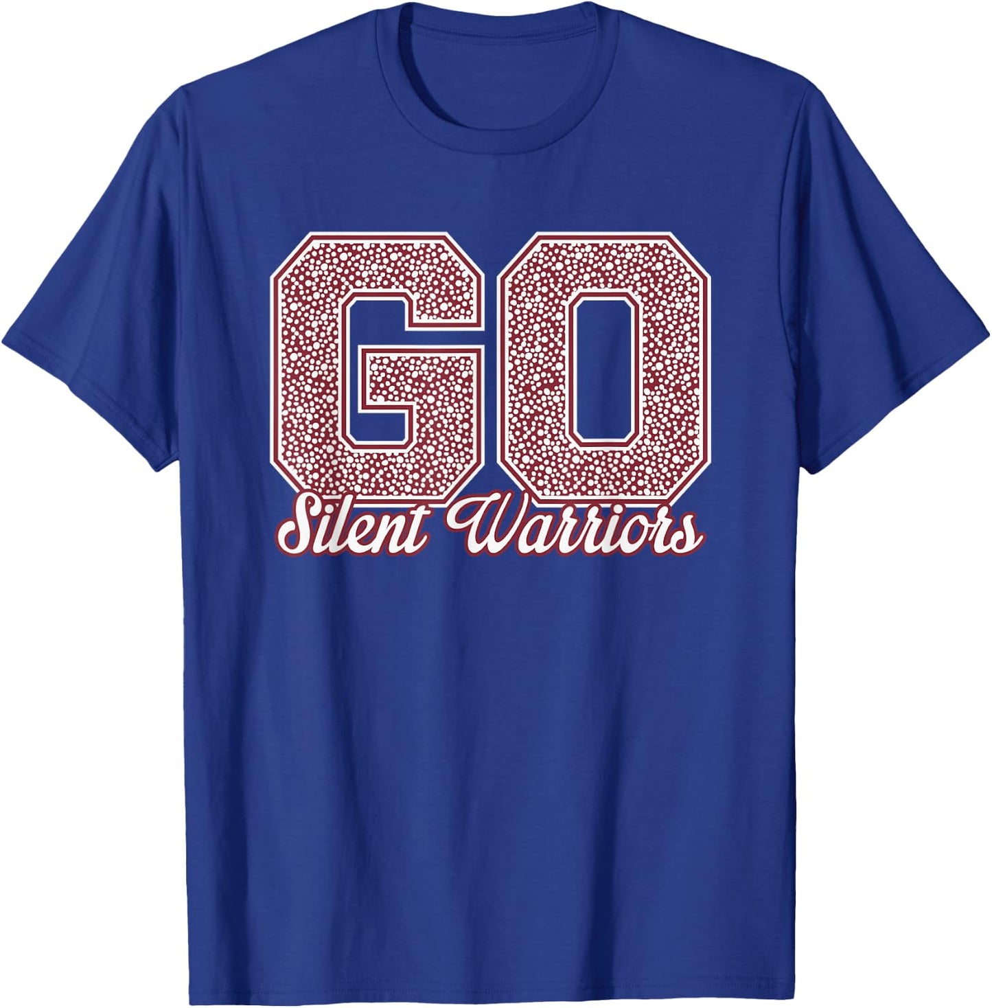 Alabama For The Deaf Silent Warriors GO! School Pride T-Shirt - T-Shirt | Royal