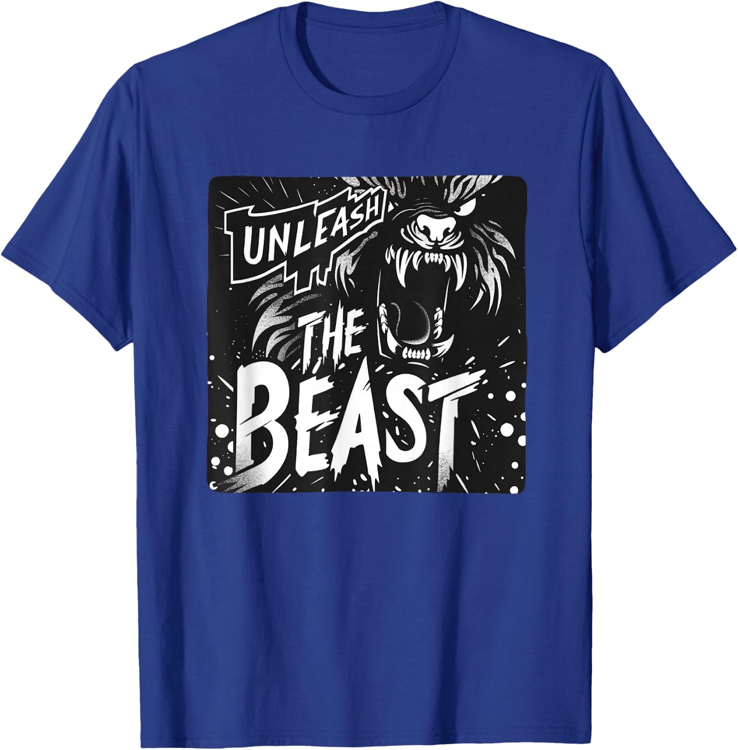 Cool Unleash the Beast Statement for Boys and Girls T-Shirt - T-Shirt | Royal