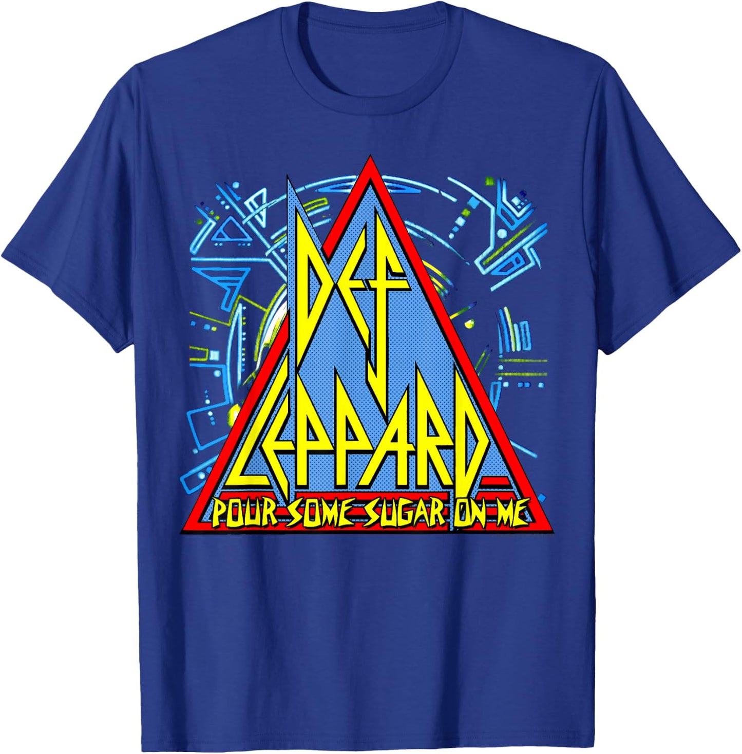 Def Leppard - Sugar Logo T-Shirt - T-Shirt | Royal