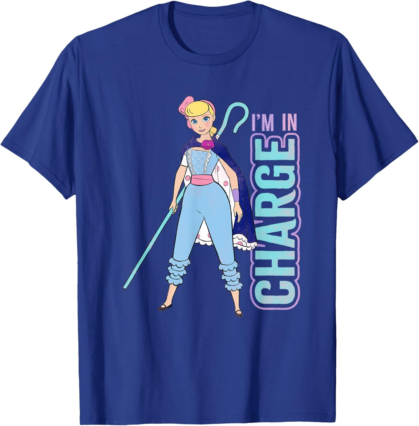 Disney Pixar Toy Story 4 Bo Peep I'm in Charge T-Shirt - T-Shirt | Royal