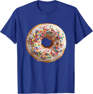 Candy Designs. -Adult, -Kid Donuts Colorful Sprinkles Doughnut Funny Graphic T-Shirt - T-Shirt | Royal