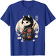 Japanese Samurai Cat Tattoo Kawaii Ninja Cat T-Shirt - T-Shirt | Royal