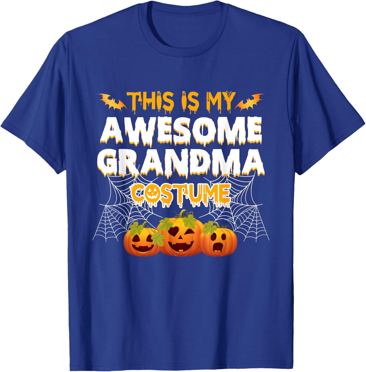 This is My Awesome Grandma Costume T-Shirt - T-Shirt | Royal
