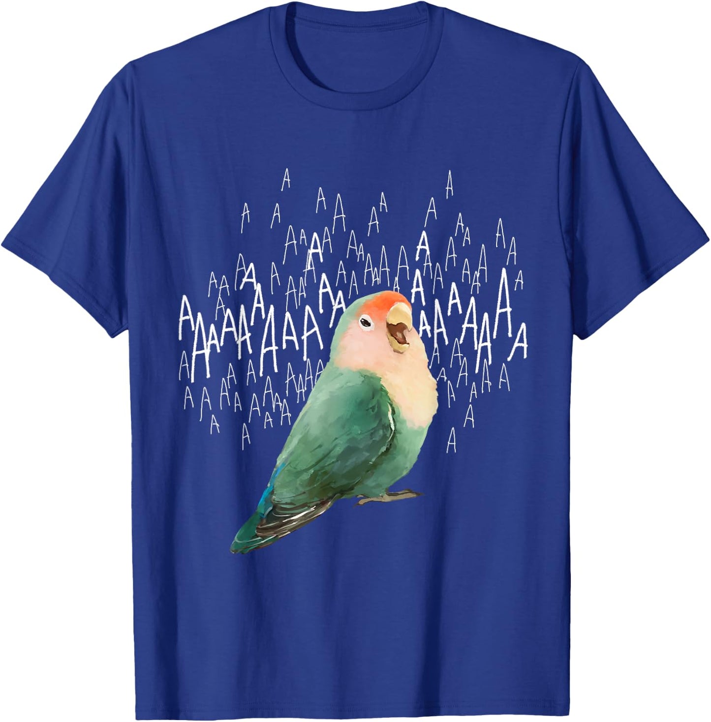 Screaming Lovebird (Dutch Blue) T-Shirt - T-Shirt | Royal