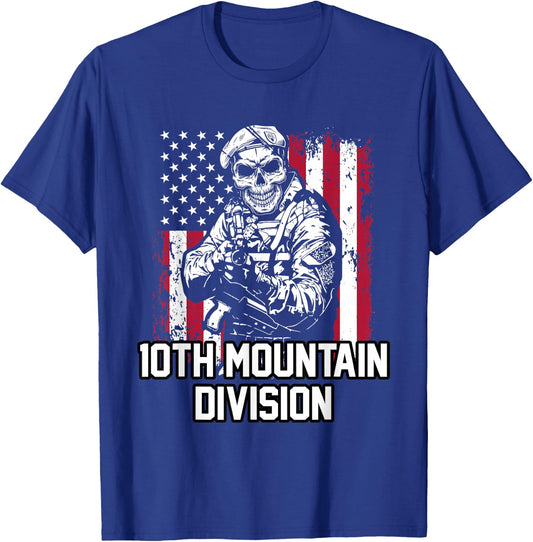 10th Mountain Division T-Shirt - T-Shirt | Royal