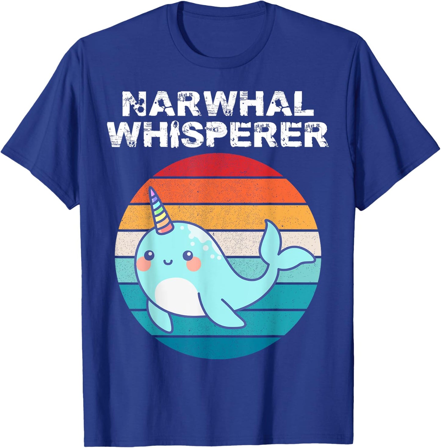 Narwhal Whisperer Sea Unicorn Lover Men Women Kid Girl T-Shirt - T-Shirt | Royal