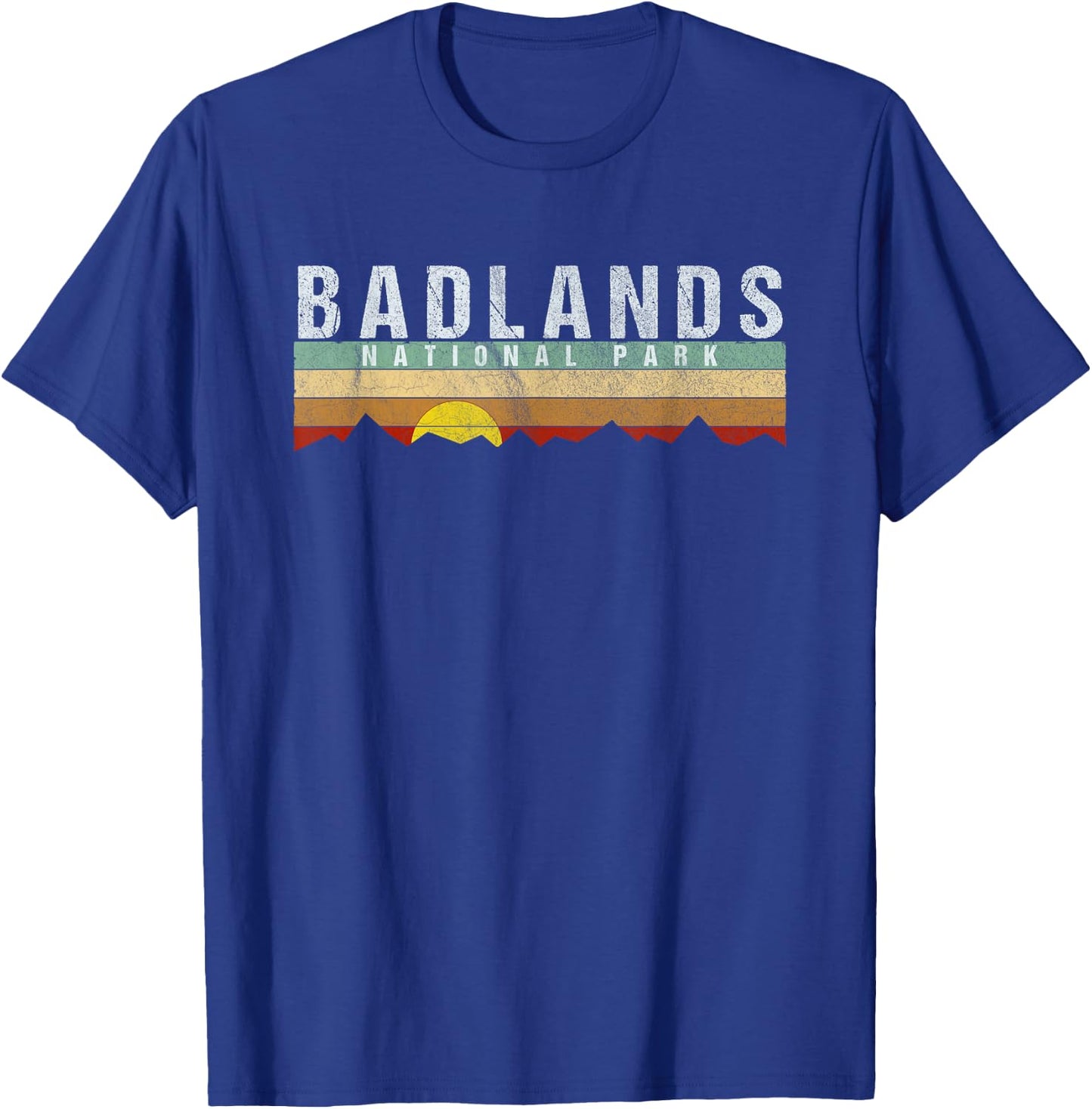 Vintage Badlands National Park Retro T-Shirt - T-Shirt | Royal