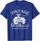 Since 1965 Vintage Motorcycle Old Balls Club 55th Birthday T-Shirt - T-Shirt | Royal