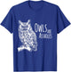 Owls Are Assholes T-Shirt - T-Shirt | Royal