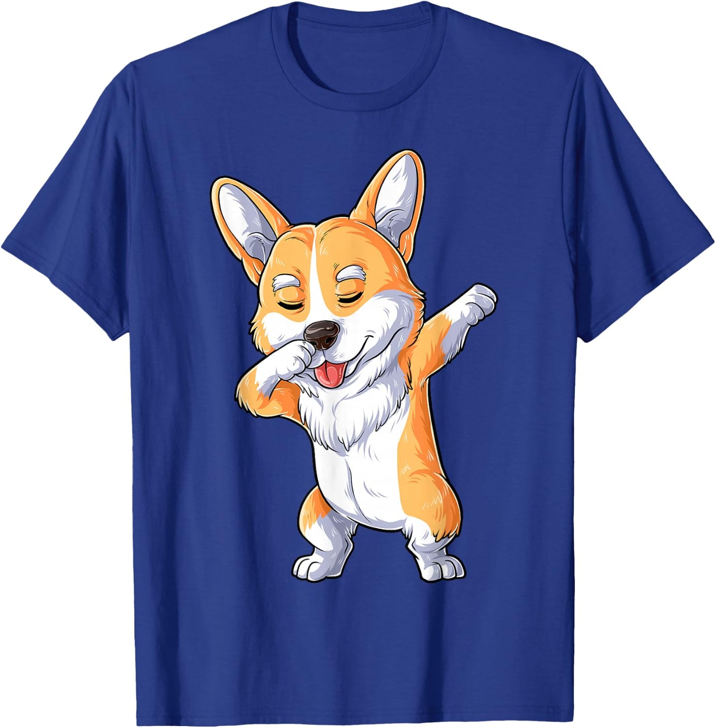 Dabbing Corgi T Shirt Boys Kids Dog Lover Dab Dance Gifts T-Shirt - T-Shirt | Royal