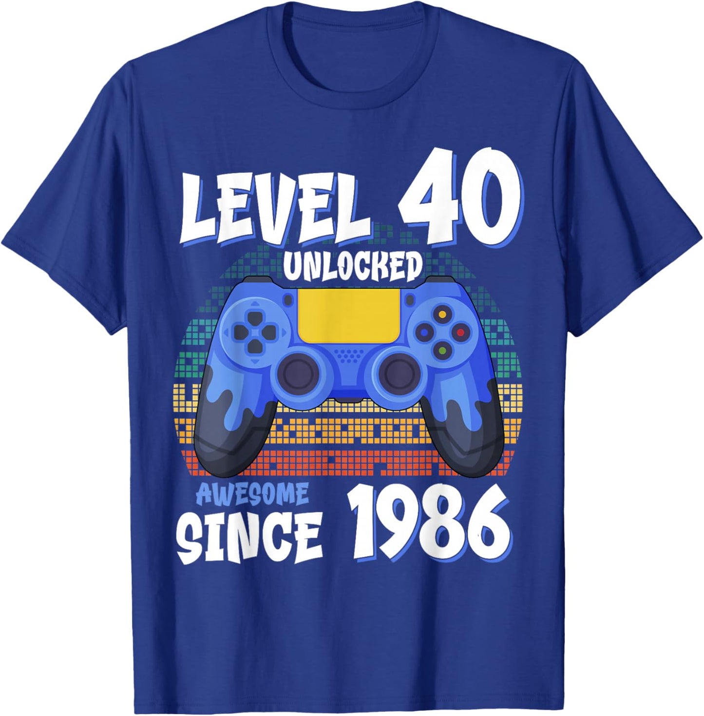 40 Years Old Bday Decorations Son Boy 1986 40th Birthday T-Shirt - T-Shirt | Royal