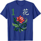 Mahjong Flower Tile T-Shirt - T-Shirt | Royal