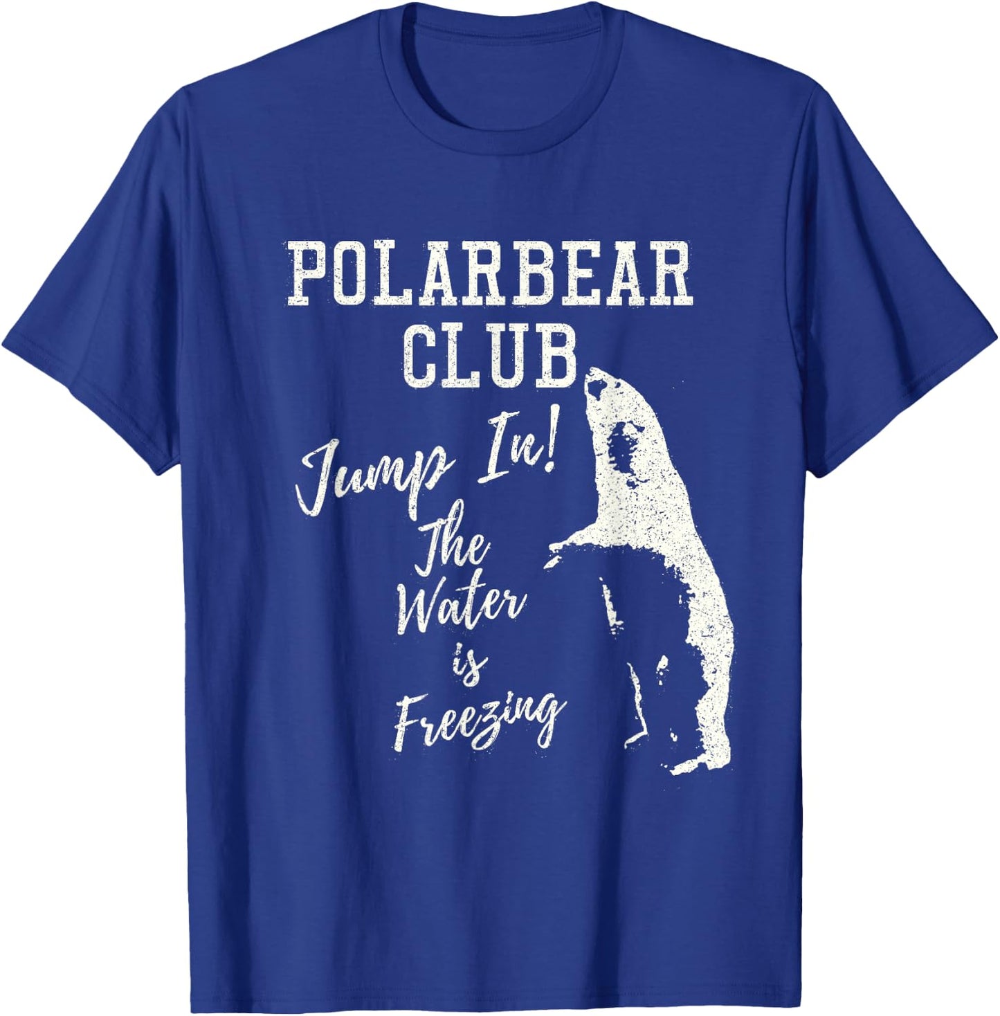 Polar Bear Club Freezing Water Vintage Distressed T shirt T-Shirt - T-Shirt | Royal