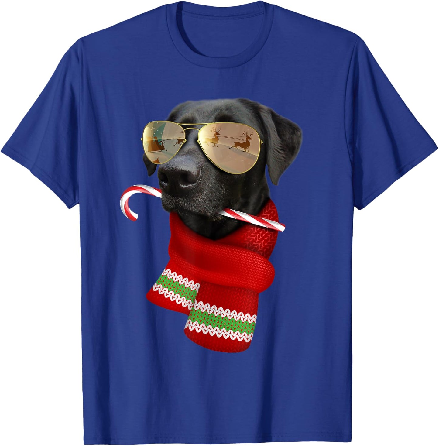 Labrador Shirt Christmas Gift Dog Lovers Lab Sunglasses Women Kids T-Shirt - T-Shirt | Royal