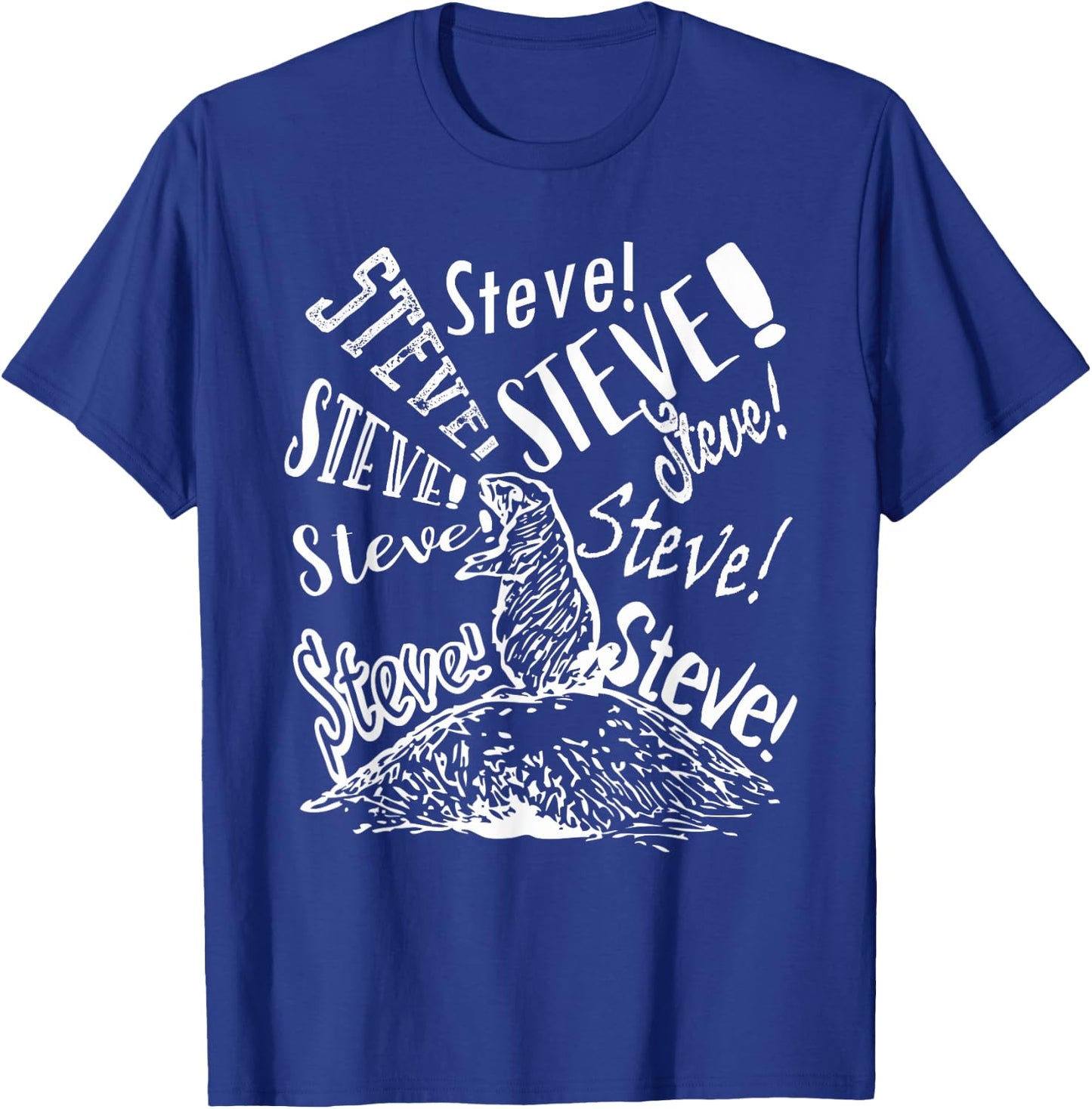 Viral Prairie Dog Calling Steve Allen Funny Men Women Girls Kids T-Shirt - T-Shirt | Royal