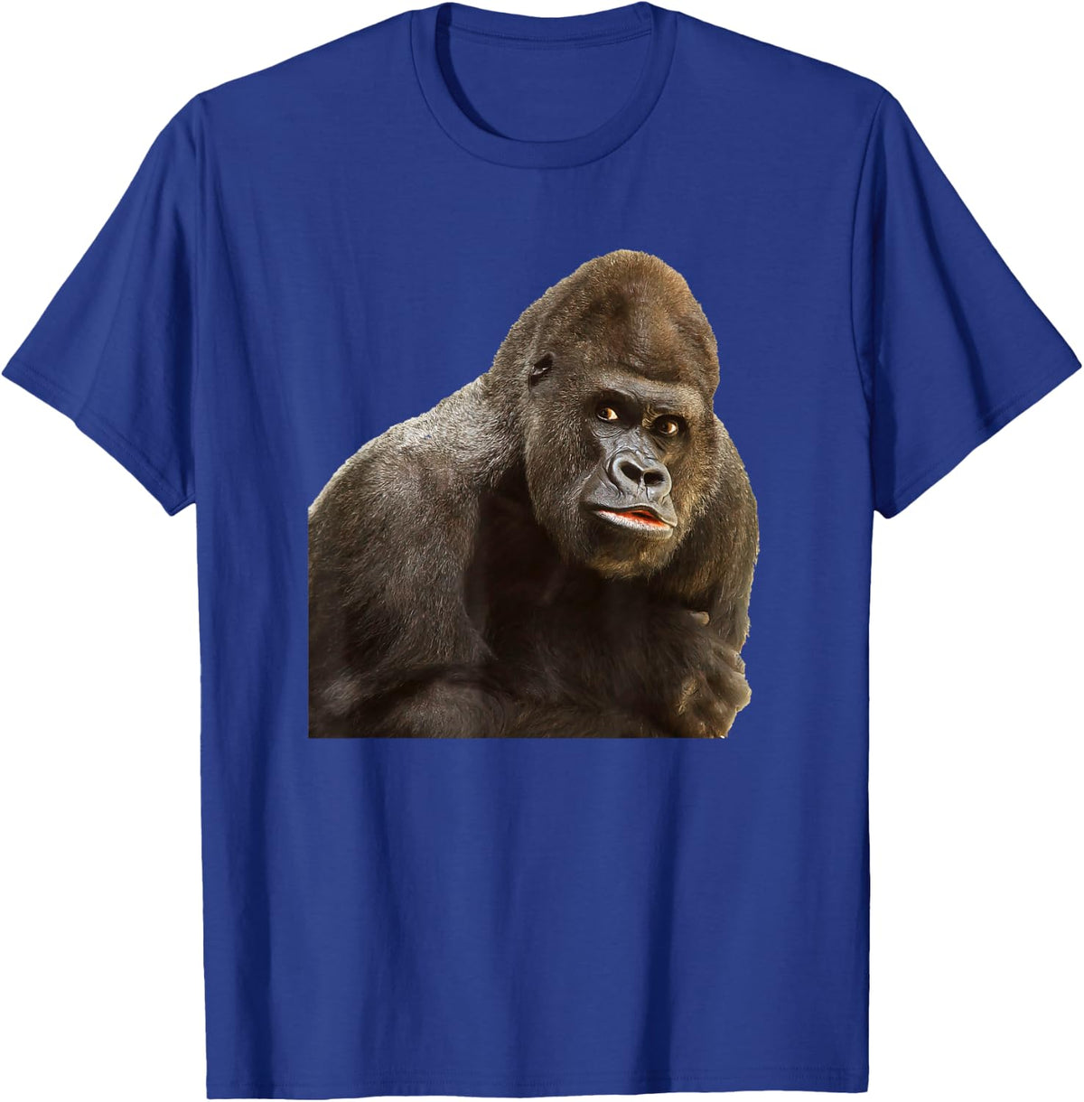 GORILLA APE T SHIRT Wildlife Zoo Animals Prints Preservation T-Shirt - T-Shirt | Royal