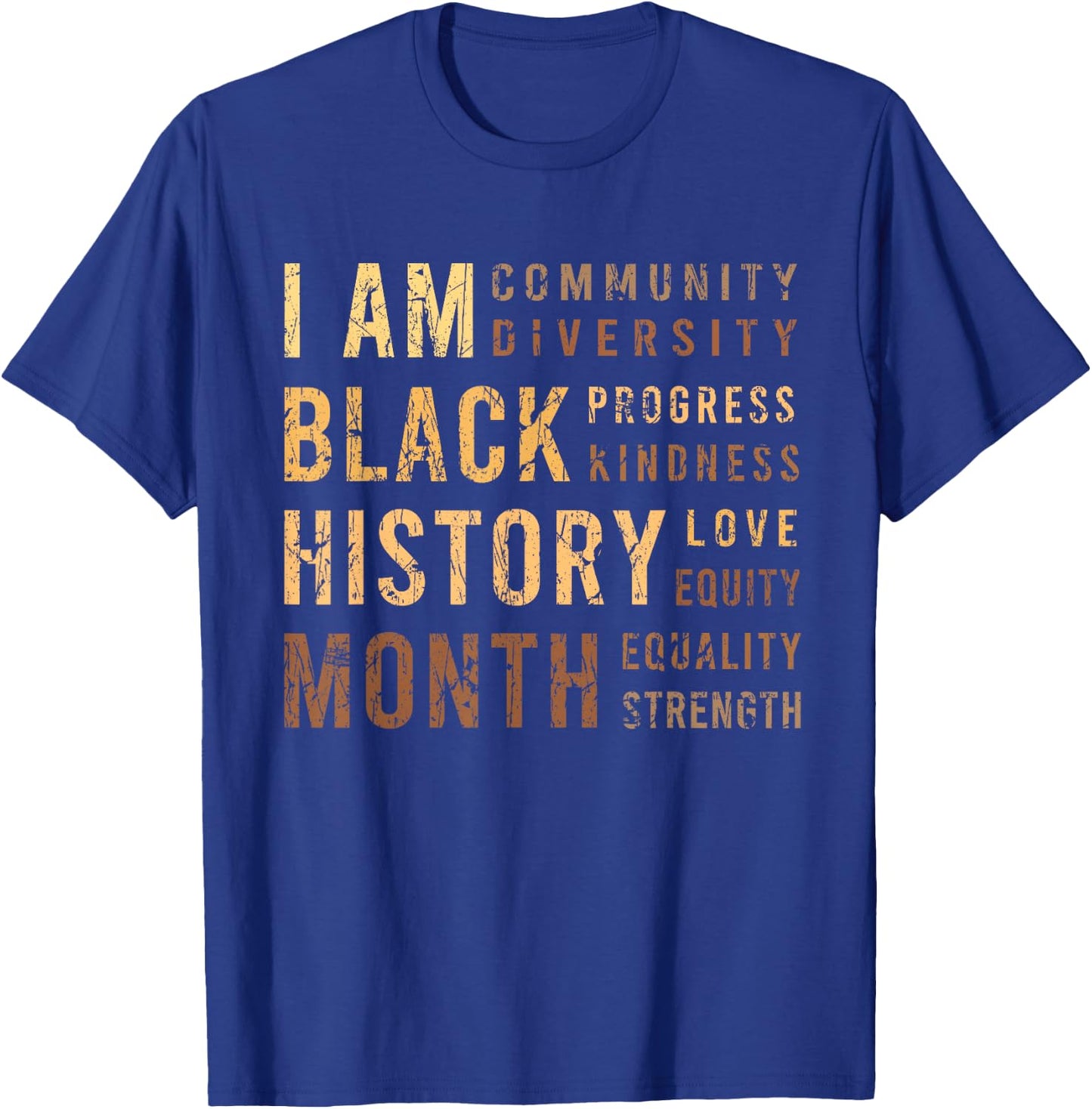 Black History Month T-Shirt - T-Shirt | Royal