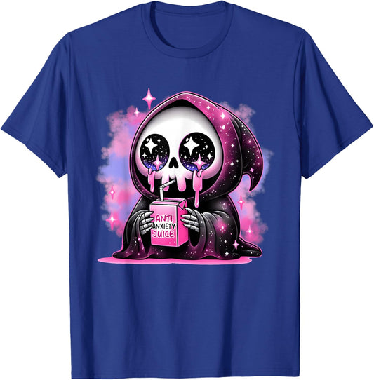 Funny Grim Reaper , Shirt or Women T-Shirt - T-Shirt | Royal