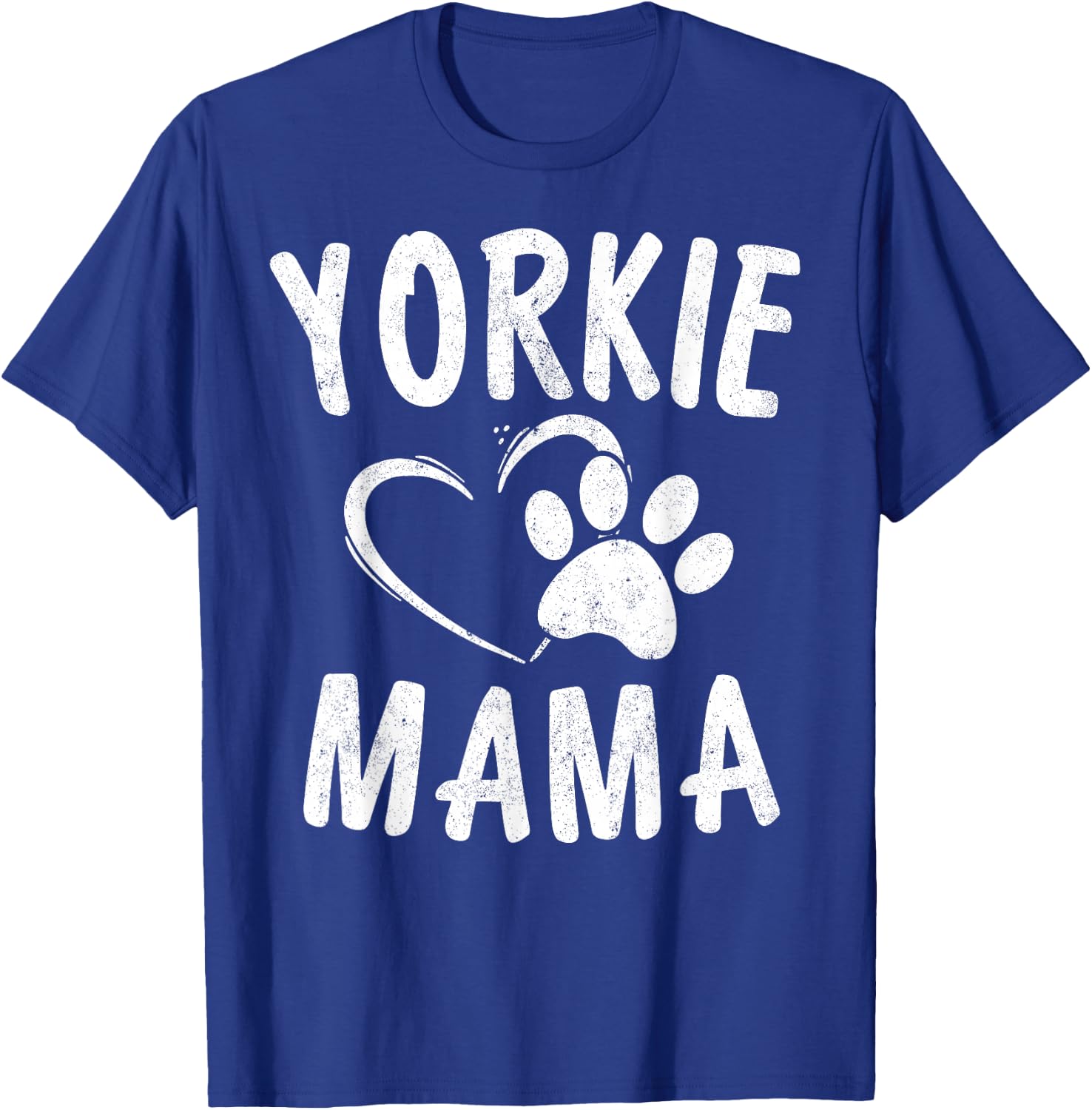 Fun Yorkie Mama Gift Dog Lover Apparel Yorkshire Terrier Mom T-Shirt - T-Shirt | Royal