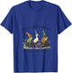 Women's Funny Frog Duck Toad Off to Be Radical Left Scum Men Women V-Neck T-Shirt - T-Shirt | Royal