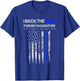 I Back The Blue for My Daughter thin blue line police dad T-Shirt - T-Shirt | Royal