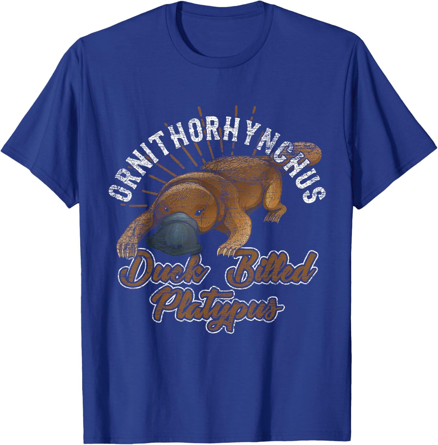 Australia Duck Outback Sea Lake Platypus T-Shirt - T-Shirt | Royal