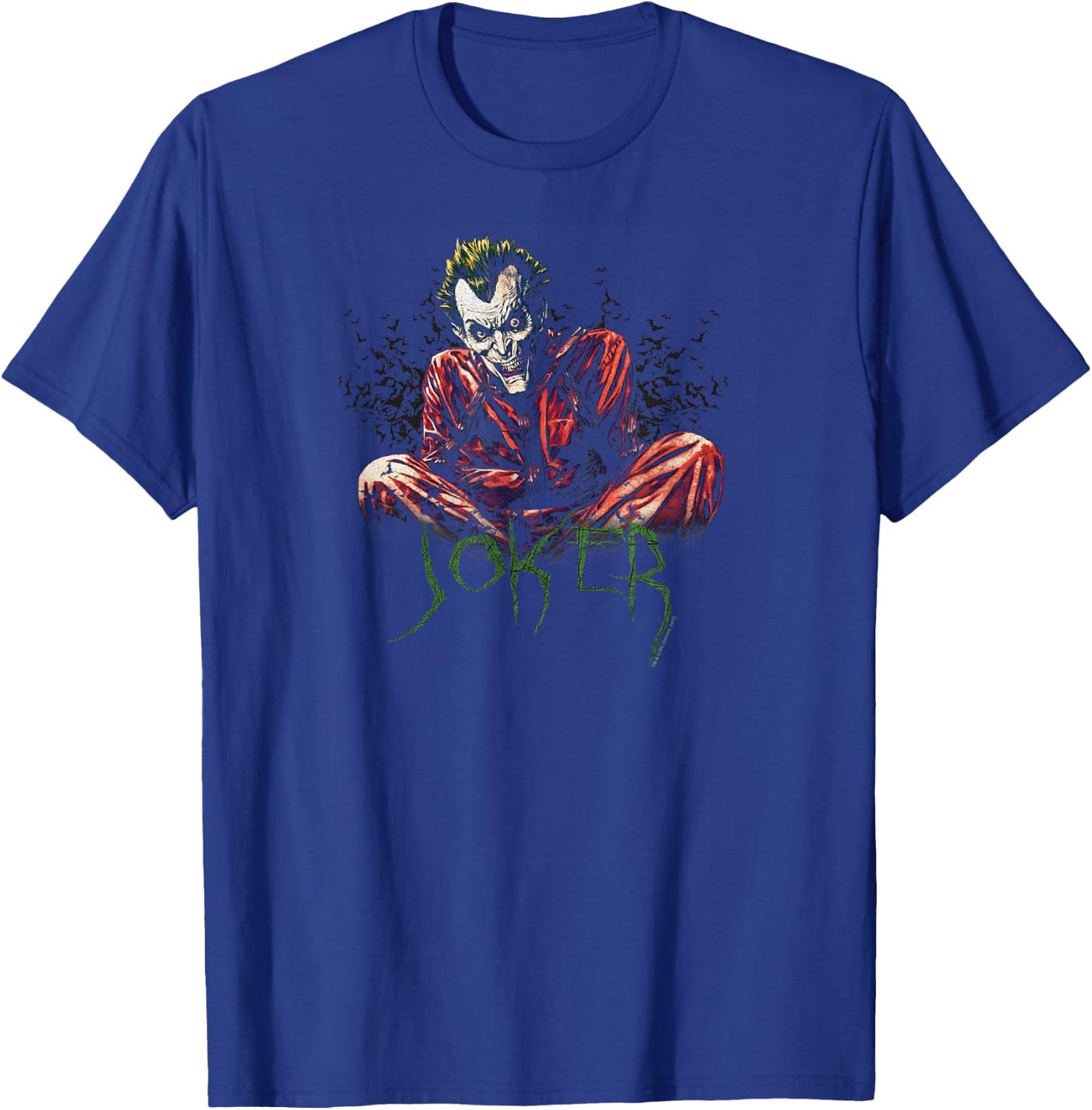 Batman the Joker Straight Jacket T-Shirt - T-Shirt | Royal