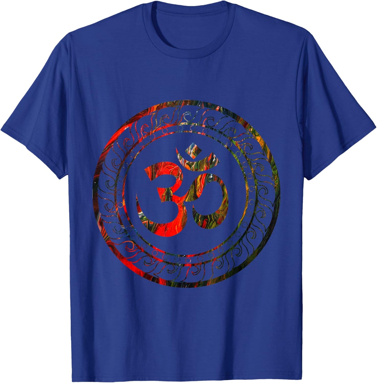 Om Ohm Aum Buddhism Symbol Yoga Sanskrit T-Shirt - T-Shirt | Royal