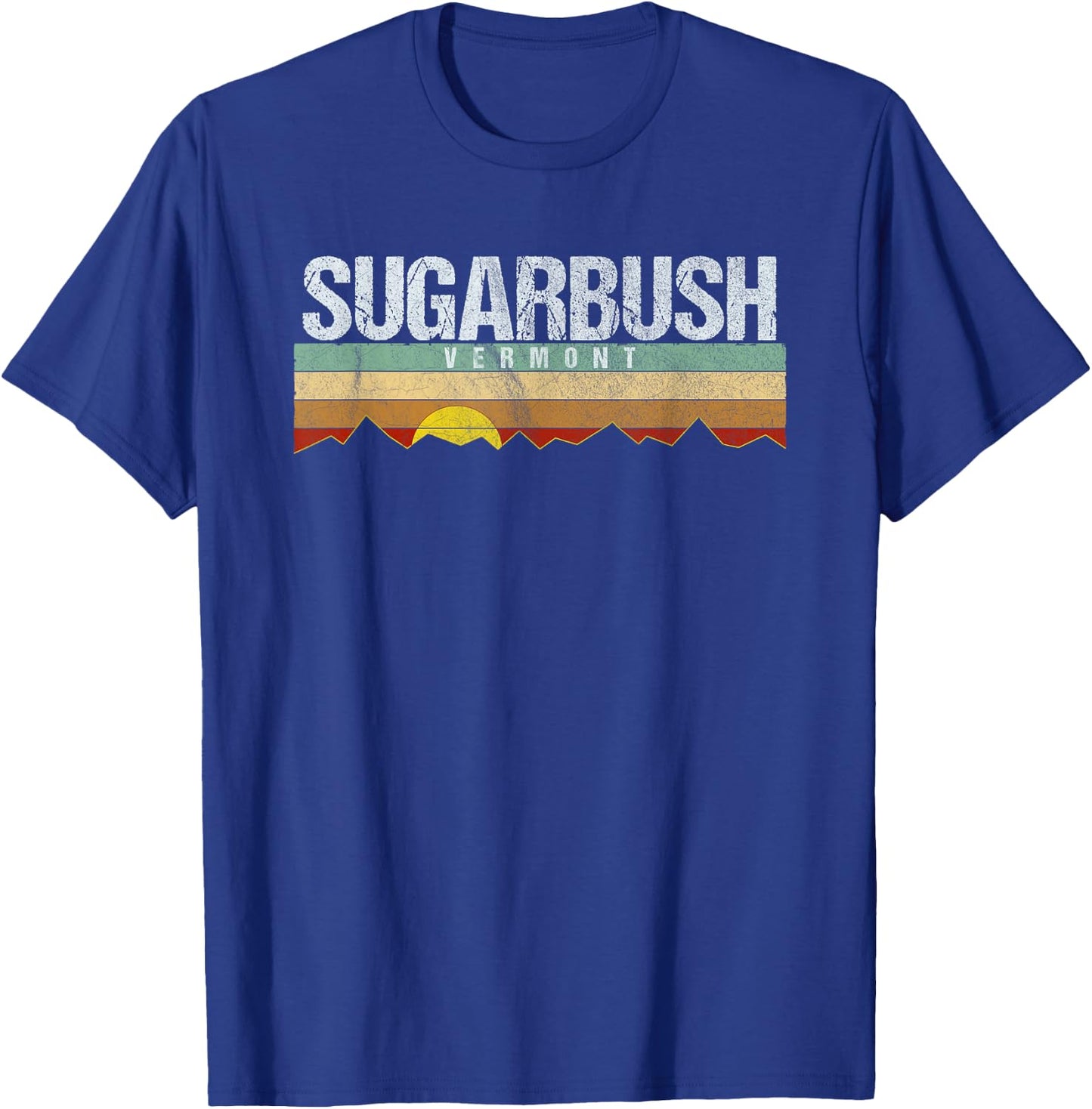 Retro Vintage Sugarbush Vermont Shirt T-Shirt - T-Shirt | Royal