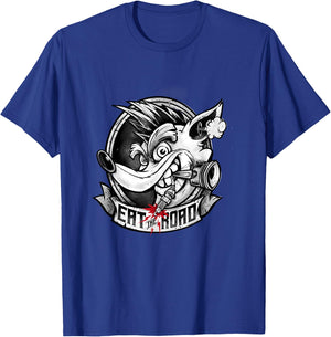 Crash Team Racing Eat the Road T-Shirt - T-Shirt | Royal