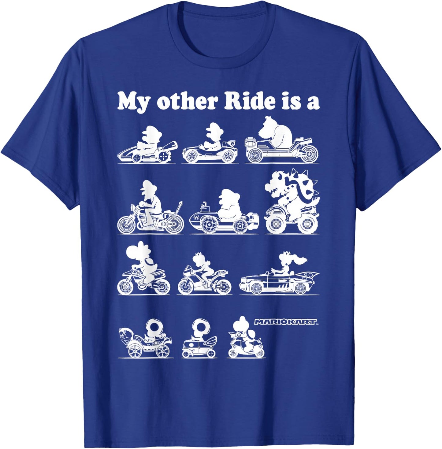 Nintendo Mario Kart My Other Ride Graphic T-Shirt - T-Shirt | Royal