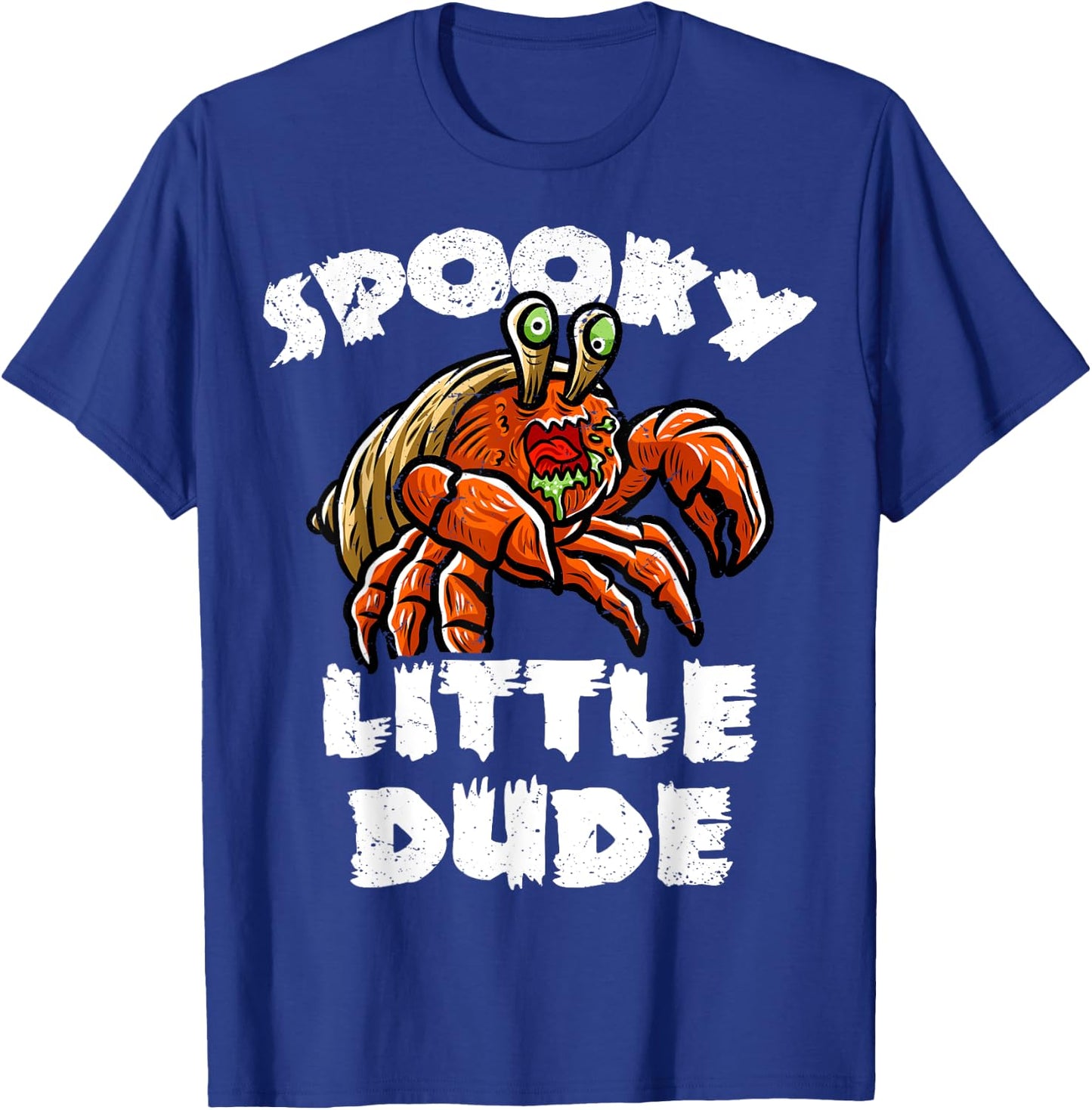 Hermit Crab Boo Zombie Trick Or Treat Halloween Costume T-Shirt - T-Shirt | Royal