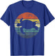 Turtle Lover Gifts Retro Vintage Zoo Reptile Silhouette T-Shirt - T-Shirt | Royal