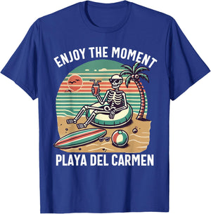 Playa Del Carmen Mexico Souvenir Mexican Vacation Men Women T-Shirt - T-Shirt | Royal