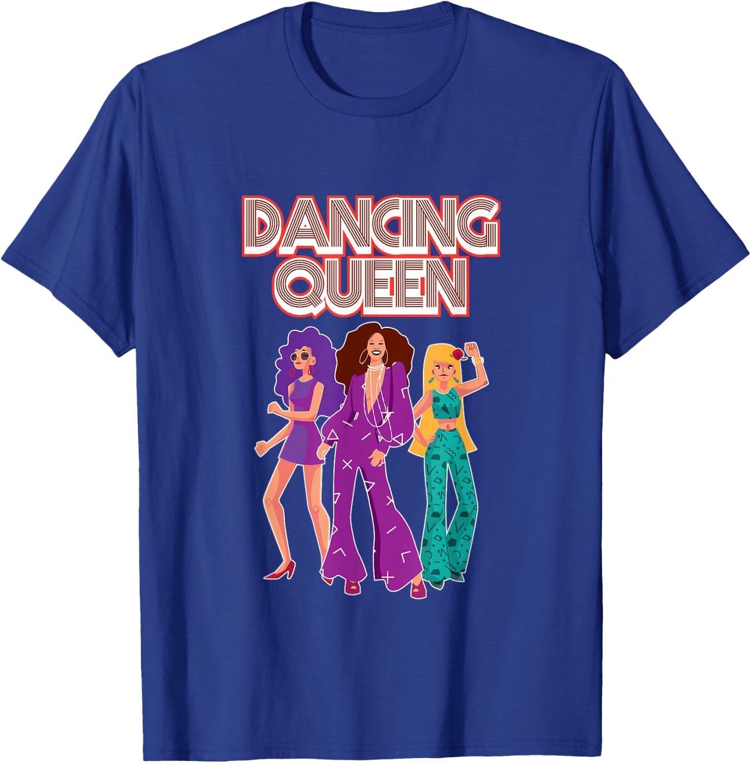 Fun Dancing Queen Disco Dance Club Party 1970s Gift Small T-Shirt - T-Shirt | Royal