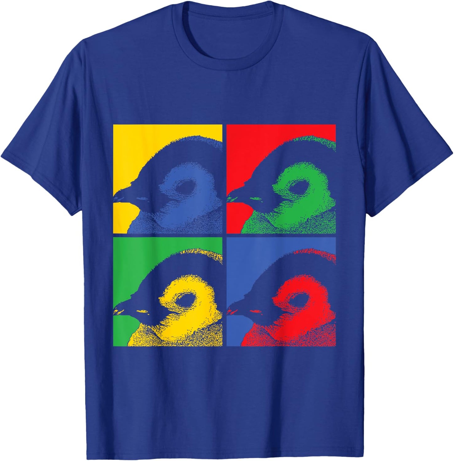 Pop Art Penguin T-Shirt - T-Shirt | Royal