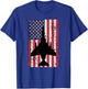 Patriotic F-4 Phantom American flag T-Shirt - T-Shirt | Royal