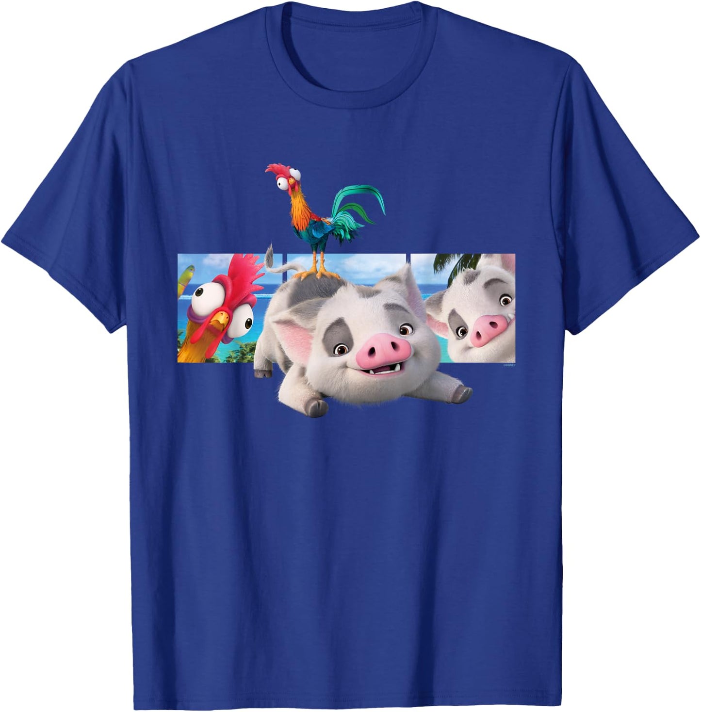 Disney Moana 2 Best Beach Friends Pua and Heihei T-Shirt - T-Shirt | Royal