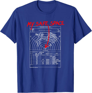 My Safe Space - Range Card Shirt T-Shirt - T-Shirt | Royal