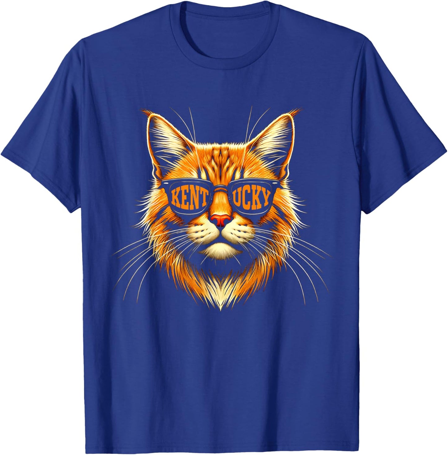 Retro Kentucky Name Pride Classic Cats Lover Animal Game Day T-Shirt - T-Shirt | Royal