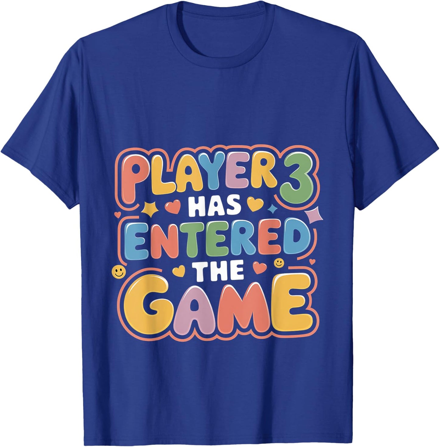 Player 3 Has Entered The Game Birth Kid Toddler T-Shirt - T-Shirt | Royal