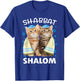 Shabbat Shalom Shirt Cute Cats With Kippah Funny Jewish T-Shirt - T-Shirt | Royal