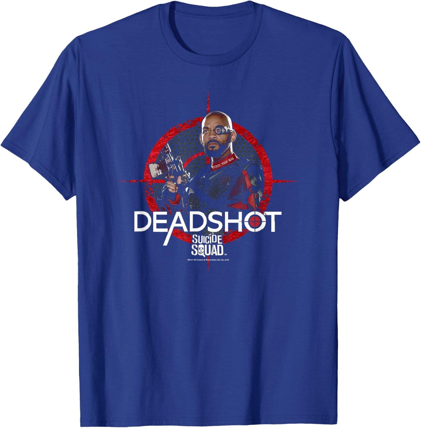 Suicide Squad Deadshot Target T-Shirt - T-Shirt | Royal