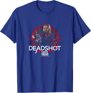 Suicide Squad Deadshot Target T-Shirt - T-Shirt | Royal